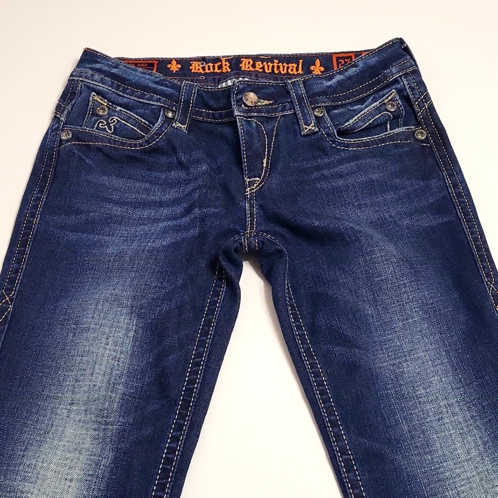 Rock Revival Pat Straight women's jeans size 27